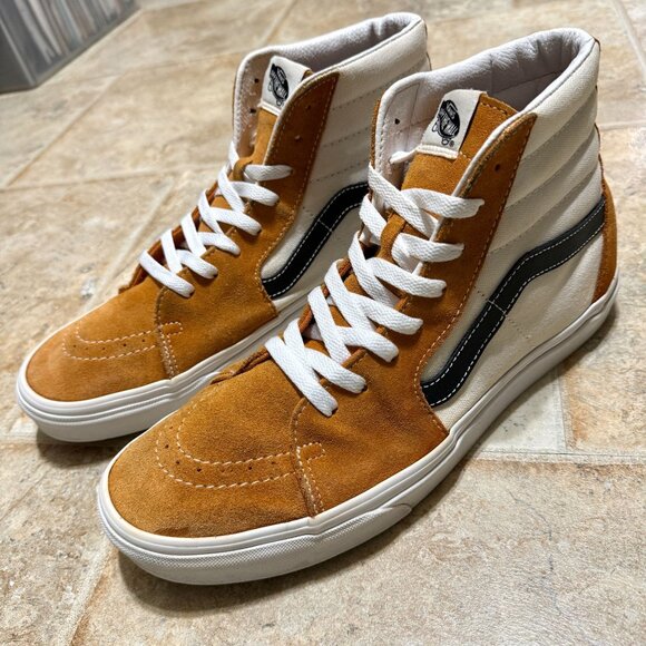 Vans SK8-Hi Retro Sport Apricot Buff Mens 11.5 High Top Sneakers Shoes Sanitized main image 8